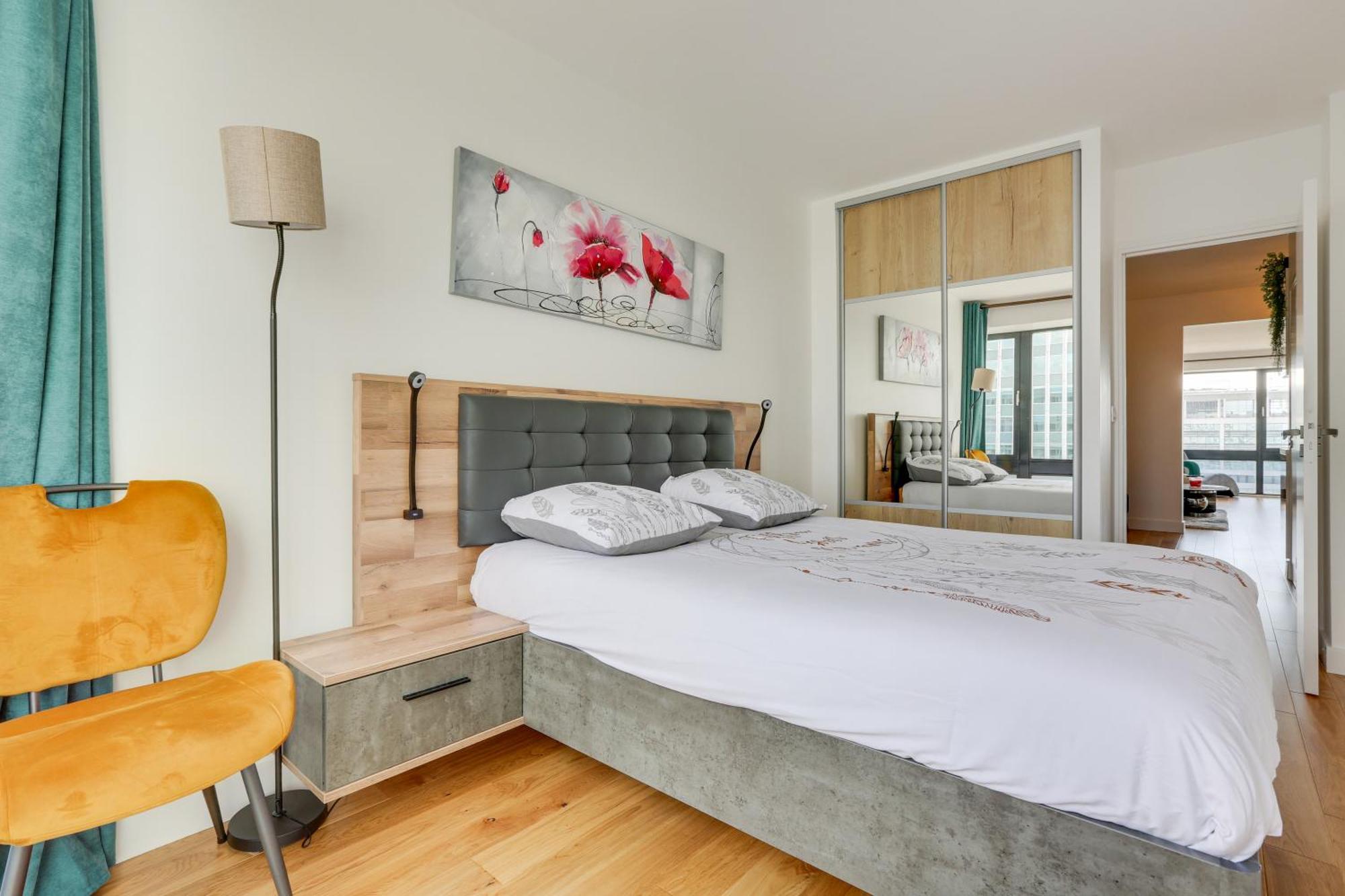 Appartamento Luxury 75m2 With Eiffel Tower View, 1 Min Metro, Parking